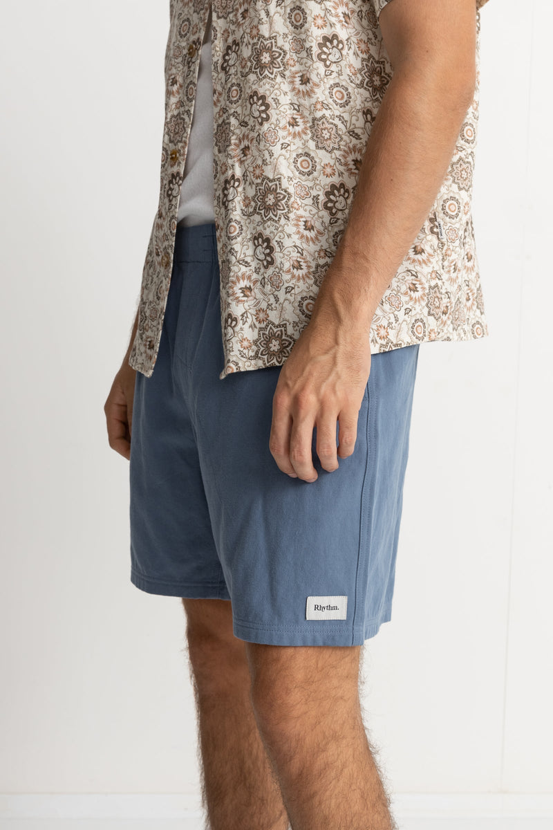 RHYTHM MOD BRUSHED TWILL JAM - SLATE SHORT RHYTHM   