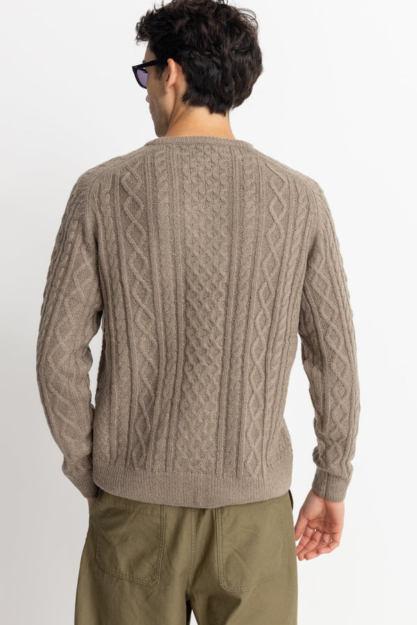 RHYTHM MOHAIR FISHERMANS KNIT SWEATER RHTYHM   