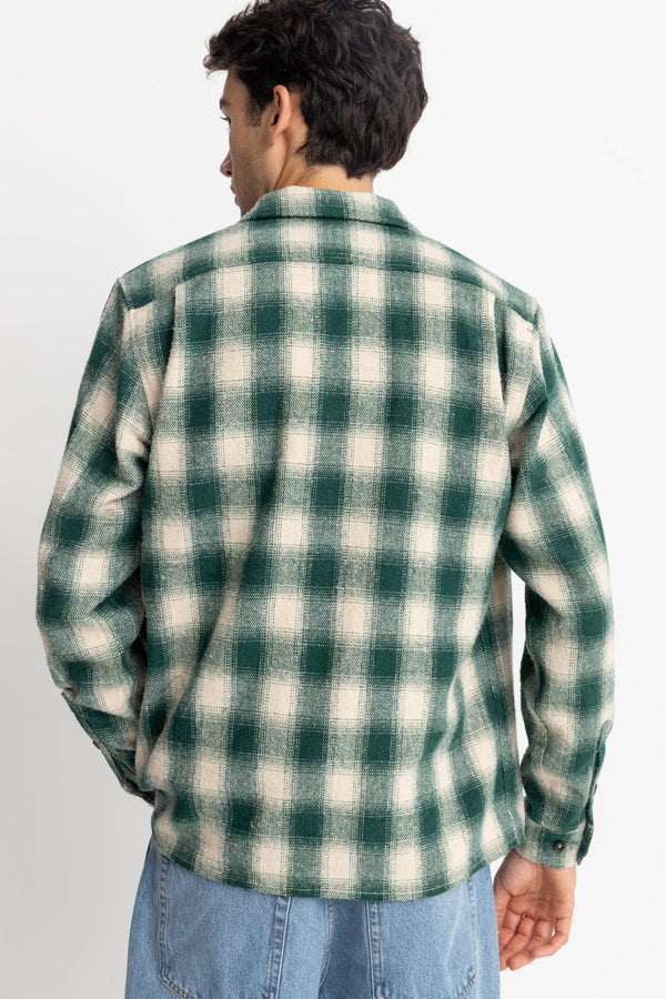 RHYTHM PLAID LS FLANNEL SHIRT RHTYHM   