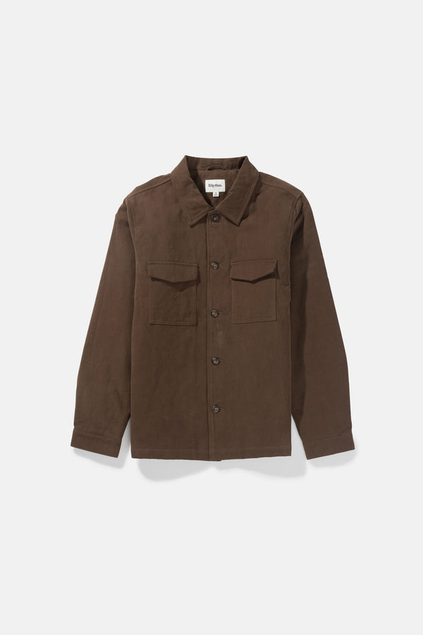 RHYTHM INSULATED OVERSHIRT - CHOCOLATE JACKET RHYTHM   