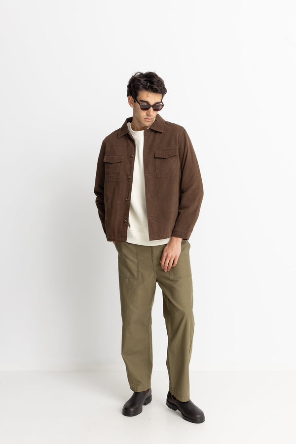 RHYTHM INSULATED OVERSHIRT - CHOCOLATE JACKET RHYTHM   