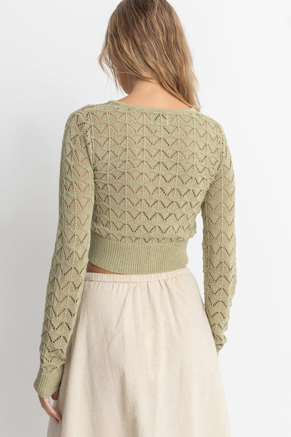 RHYTHM AKOIA KNIT SWEATER RHYTHM   