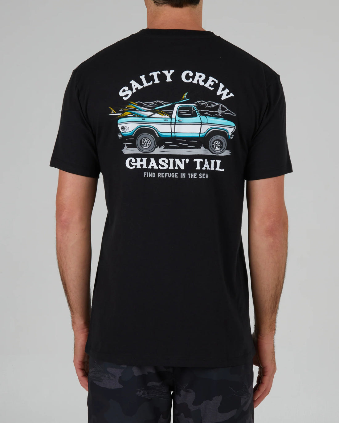 SALTY CREW OFF ROAD PREMIUM S/S TEE - BLACK SHIRT SALTY CREW   