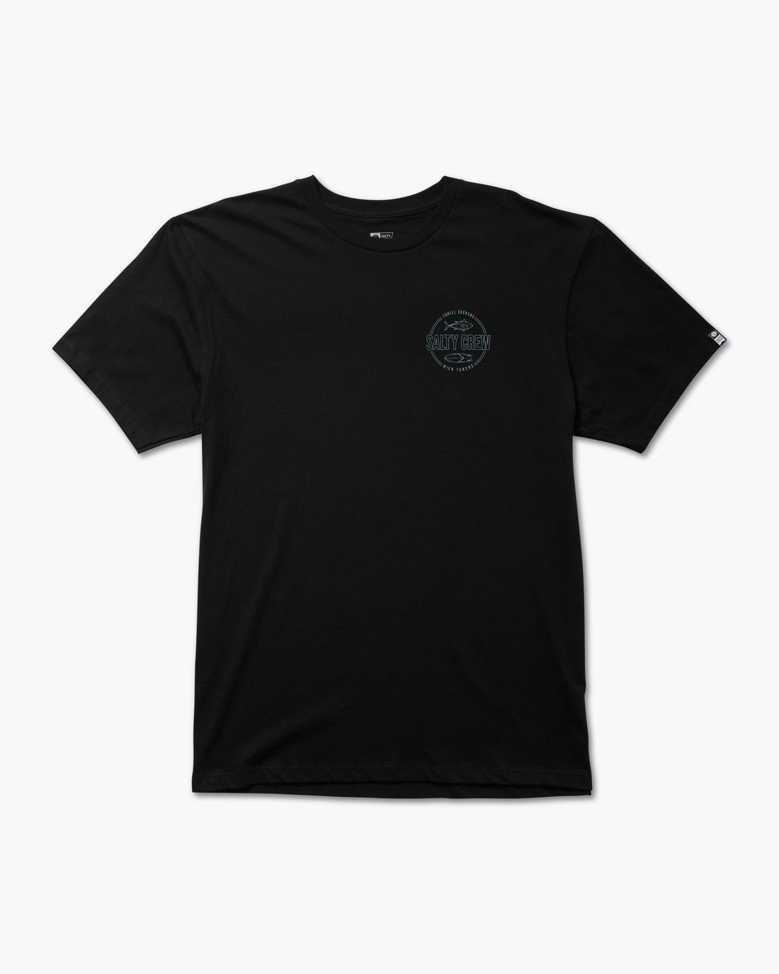 SALTY CREW OUTLINED SS TEE - BLACK SHIRT SALTY CREW   