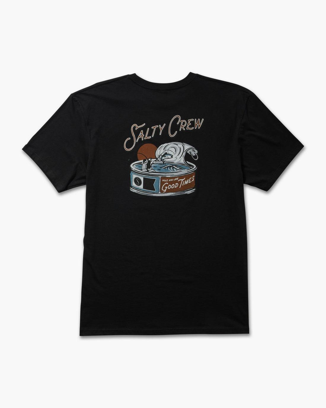 SALTY CREW TUNA CAN SS TEE - BLACK SHIRT SALTY CREW   