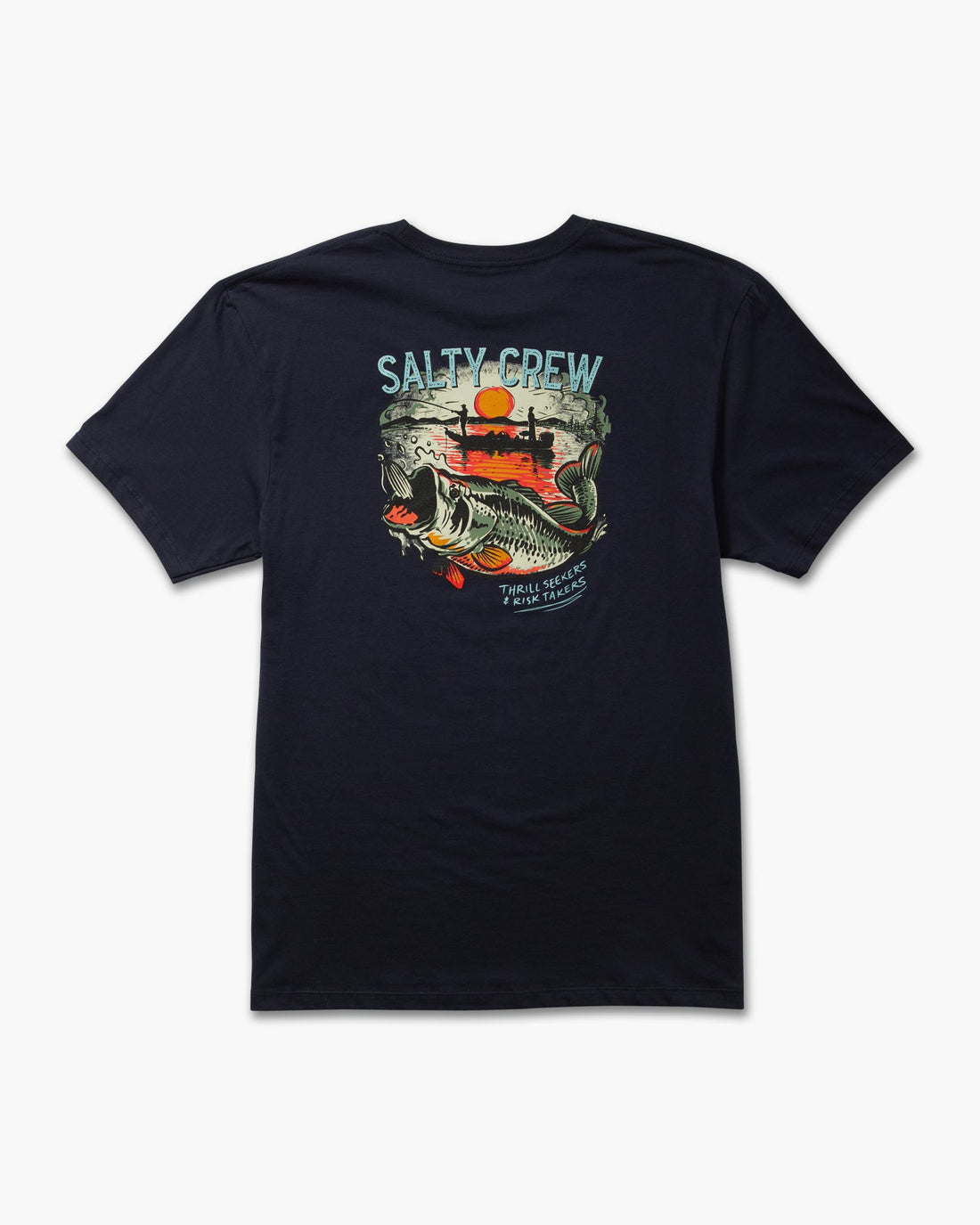 SALTY CREW STRIKER SS TEE - NAVY SHIRT SALTY CREW   