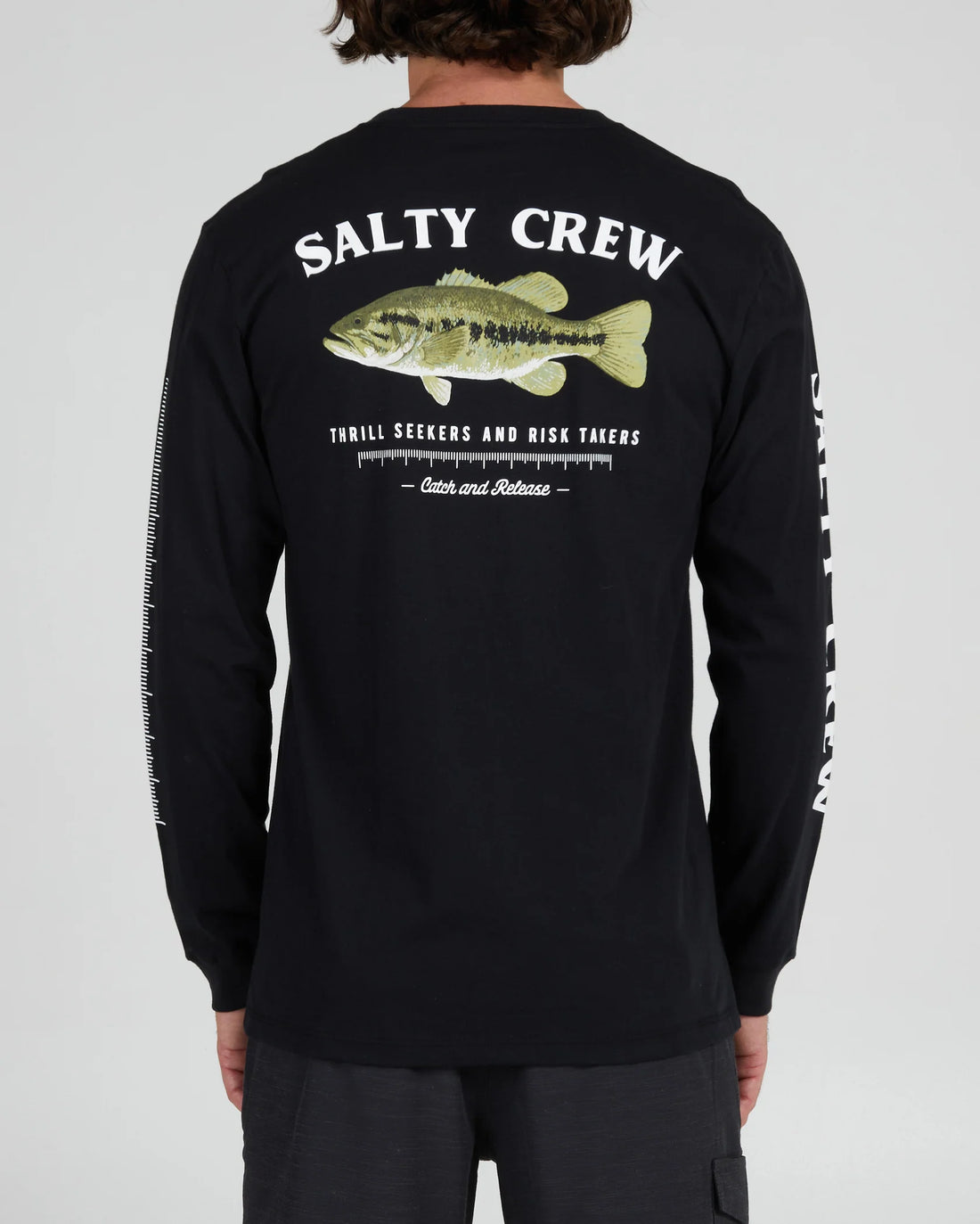 SALTY CREW BIGMOUTH PREMIUM L/S TEE - BLACK SHIRT SALTY CREW   