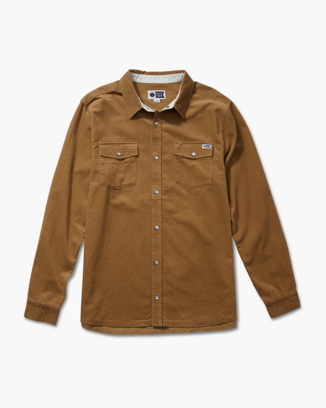 SALTY CREW BOONDOCKS CORDUROY SHIRT - STRAW SHIRT SALTY CREW   