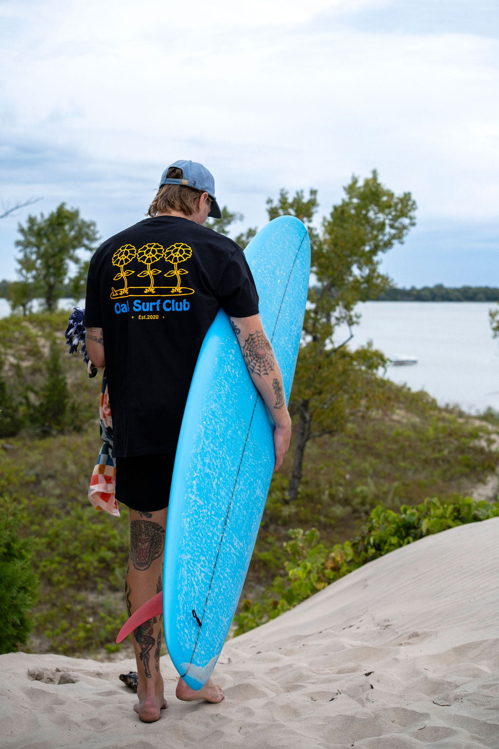 OAK SURF CLUB DANCE AROUND TEE - BLACK TSHIRT OAK SURF CLUB   