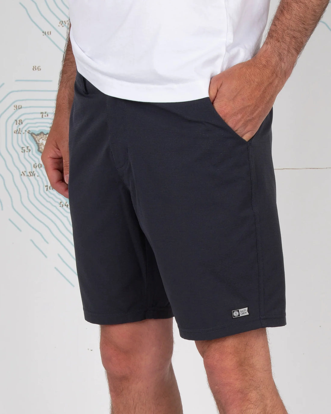 SALTY CREW DRIFTER 2 PERFORATED HYBRID - TRUE NAVY SHORTS SALTY CREW   