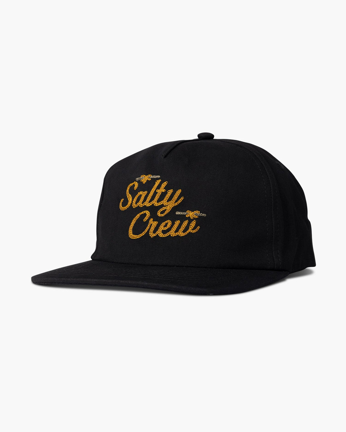 SALTY CREW DOCKSIDE 5 PANEL - BLACK HAT SALTY CREW   