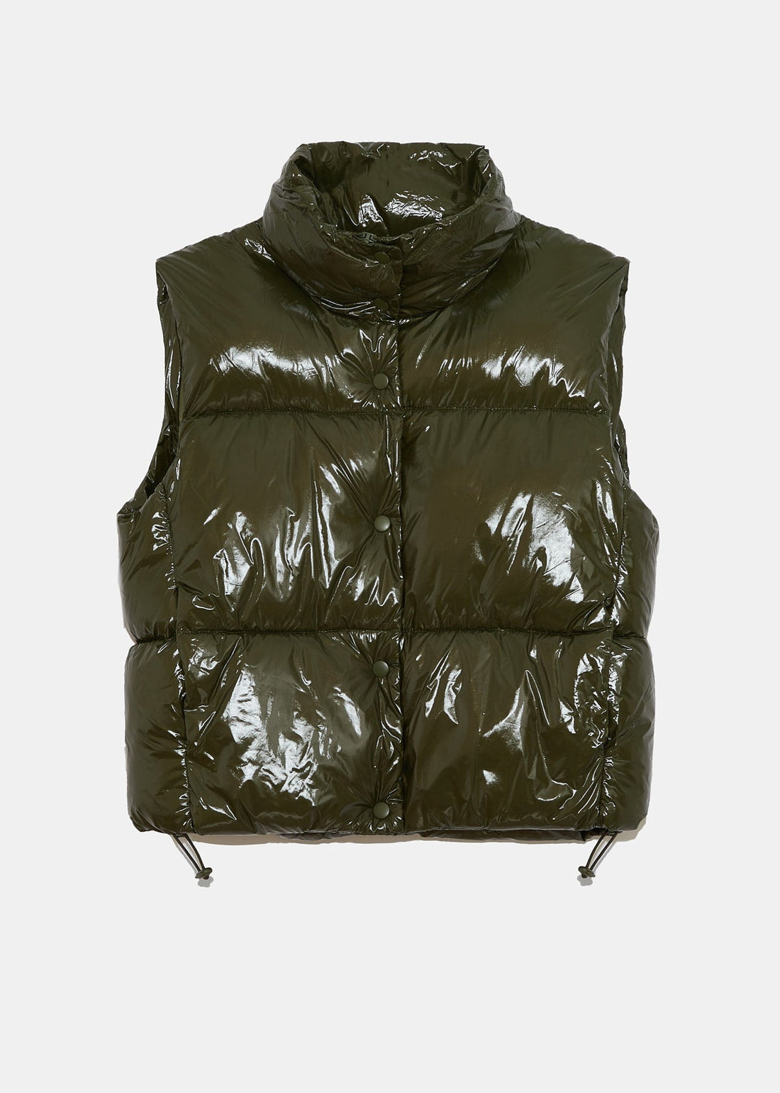 DELUC MARMI PUFFER - ARMY VEST DELUC   