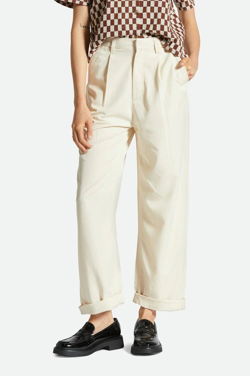 BRIXTON VICTORY TROUSER PANT - WHITE SMOKE PANTS BRIXTON   