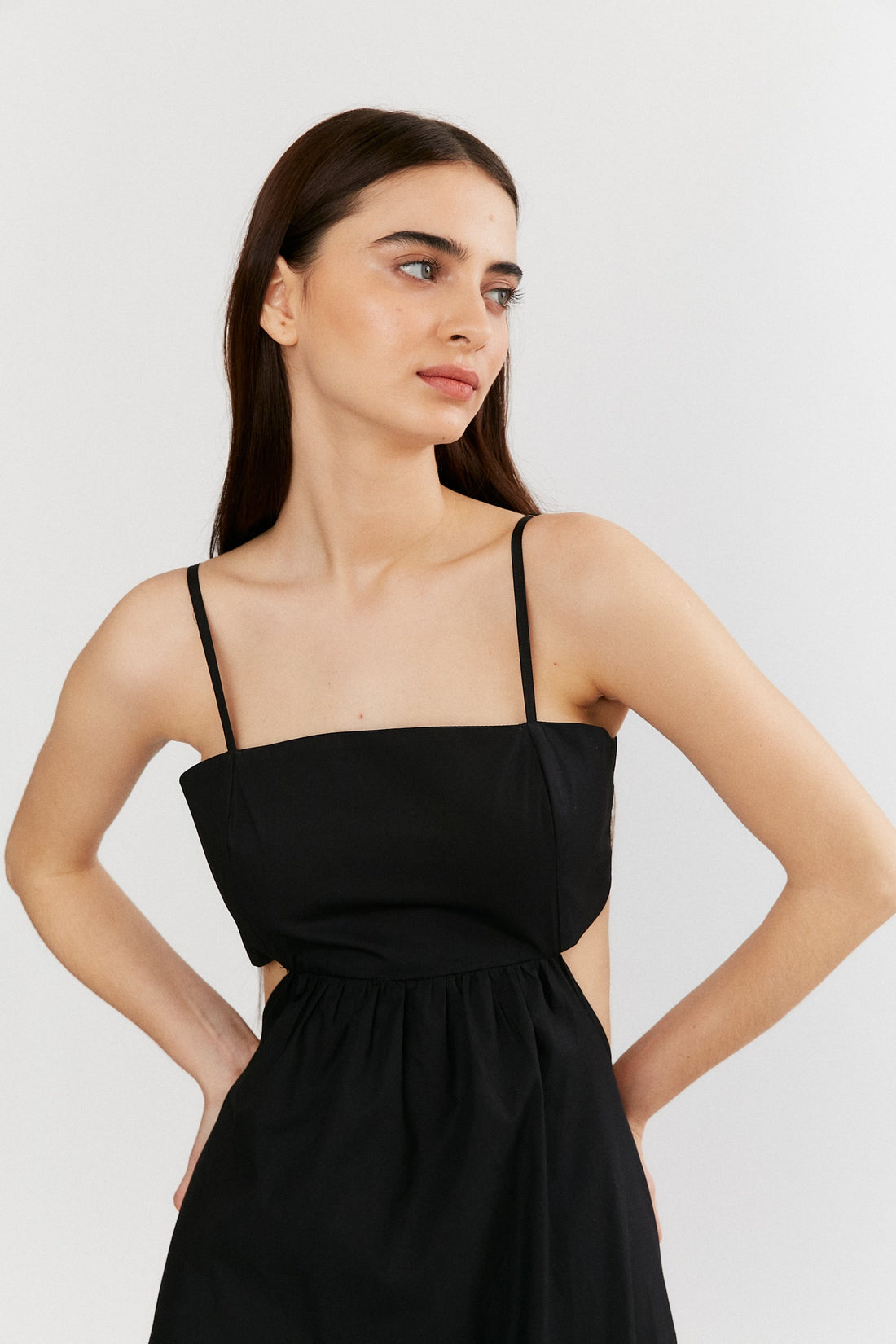 DELUC SIGNAC DRESS - BLACK DRESS DELUC   