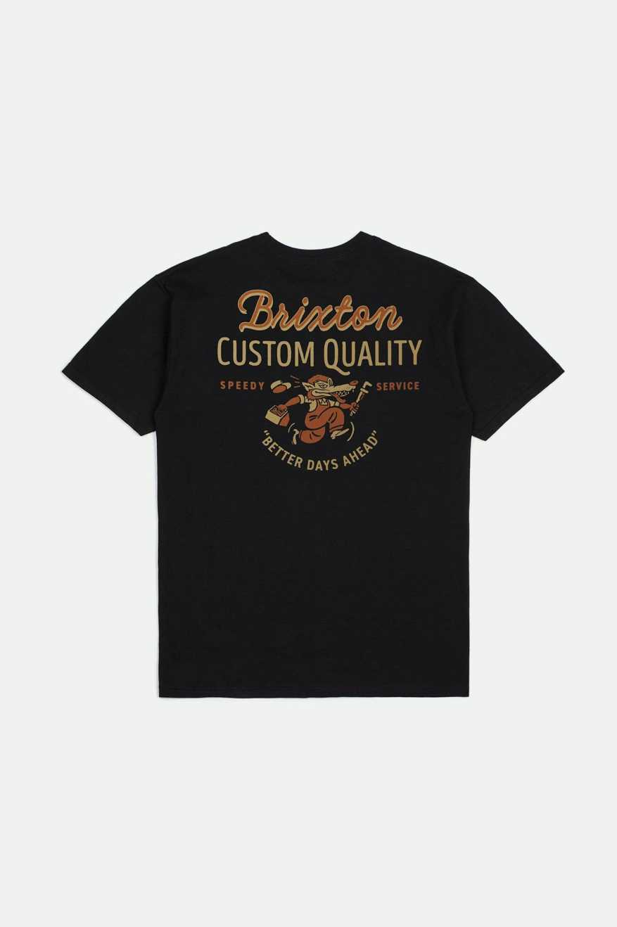 BRIXTON BETTER DAYS S/S SHIRT - BLACK SHIRT BRIXTON   