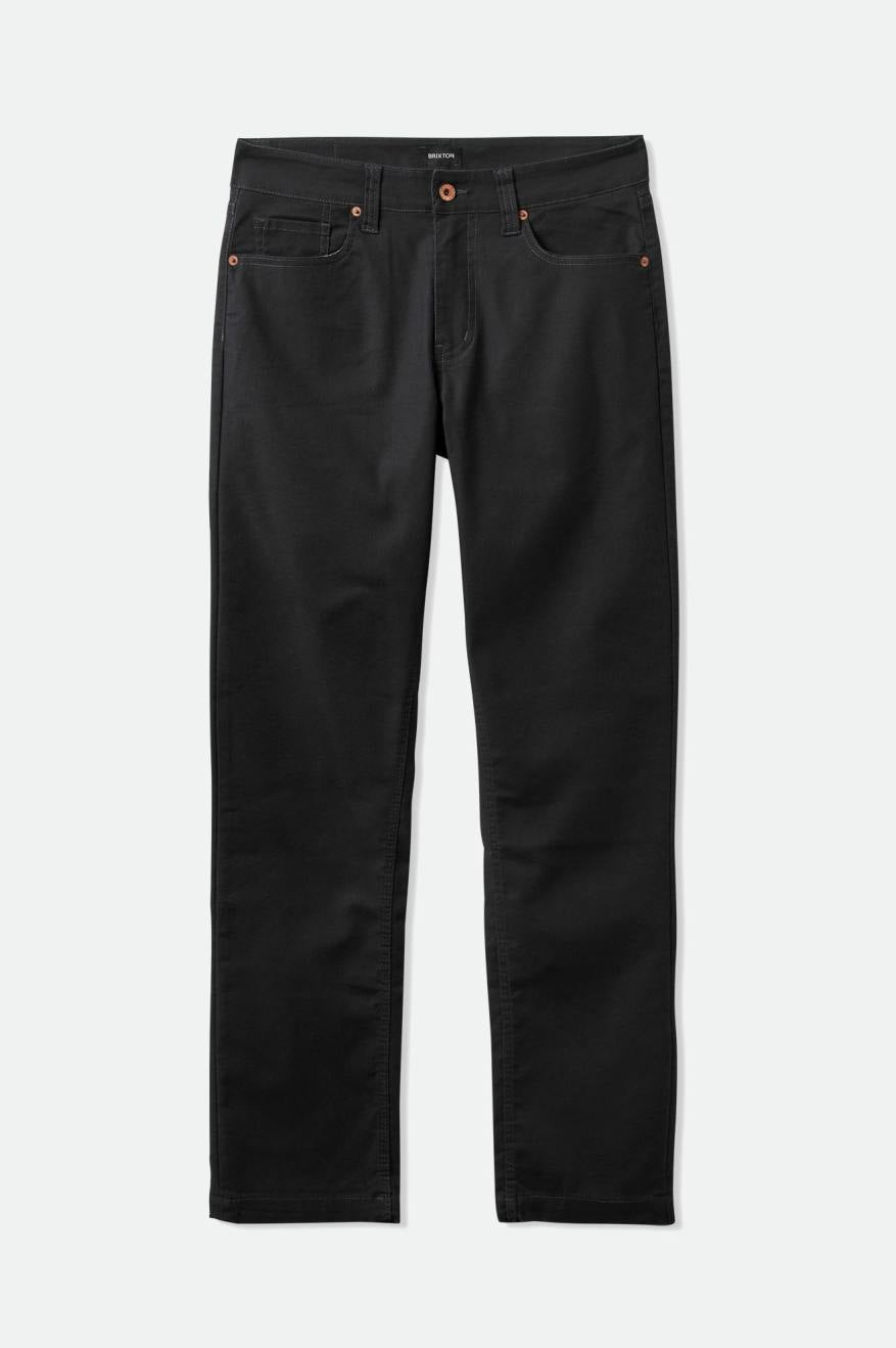 BRIXTON BUILDERS 5 POCKET PANT - BLACK PANTS BRIXTON   