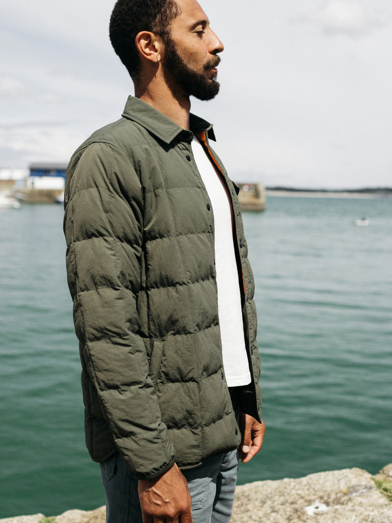 FINISTERRE MENS LAPWING SHIRT - OLIVE JACKET FINISTERRE   