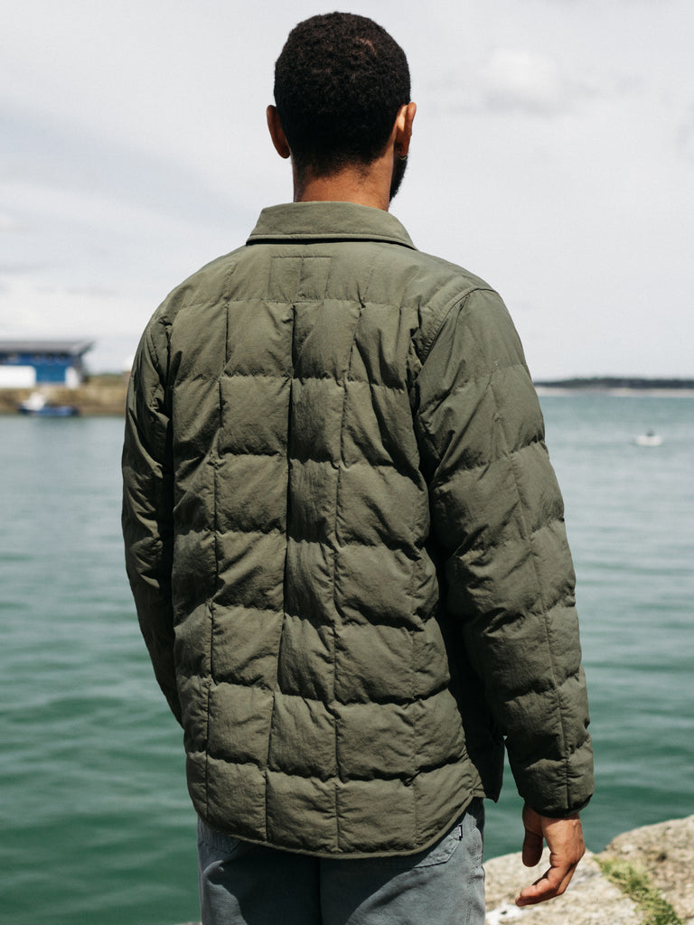 FINISTERRE MENS LAPWING SHIRT - OLIVE JACKET FINISTERRE   