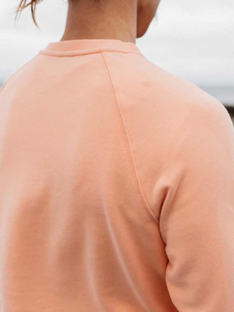 FINISTERRE MENS COHO SWEATSHIRT - REEF PINK SWEATER FINISTERRE   