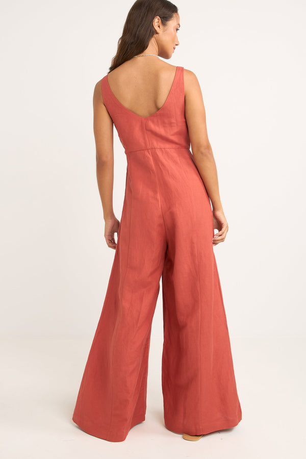 RHYTHM KIKI WIDE LEG JUMPSUIT - NECTAR JUMPSUIT RHYTHM   