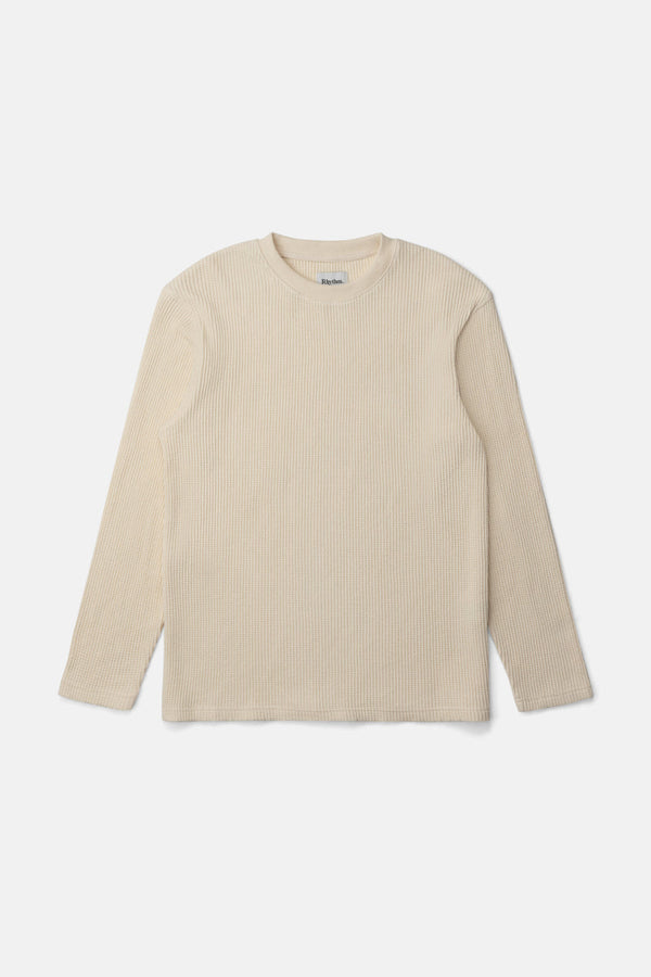 RHYTHM WAFFLE KNIT - NATURAL SHIRT RHYTHM   