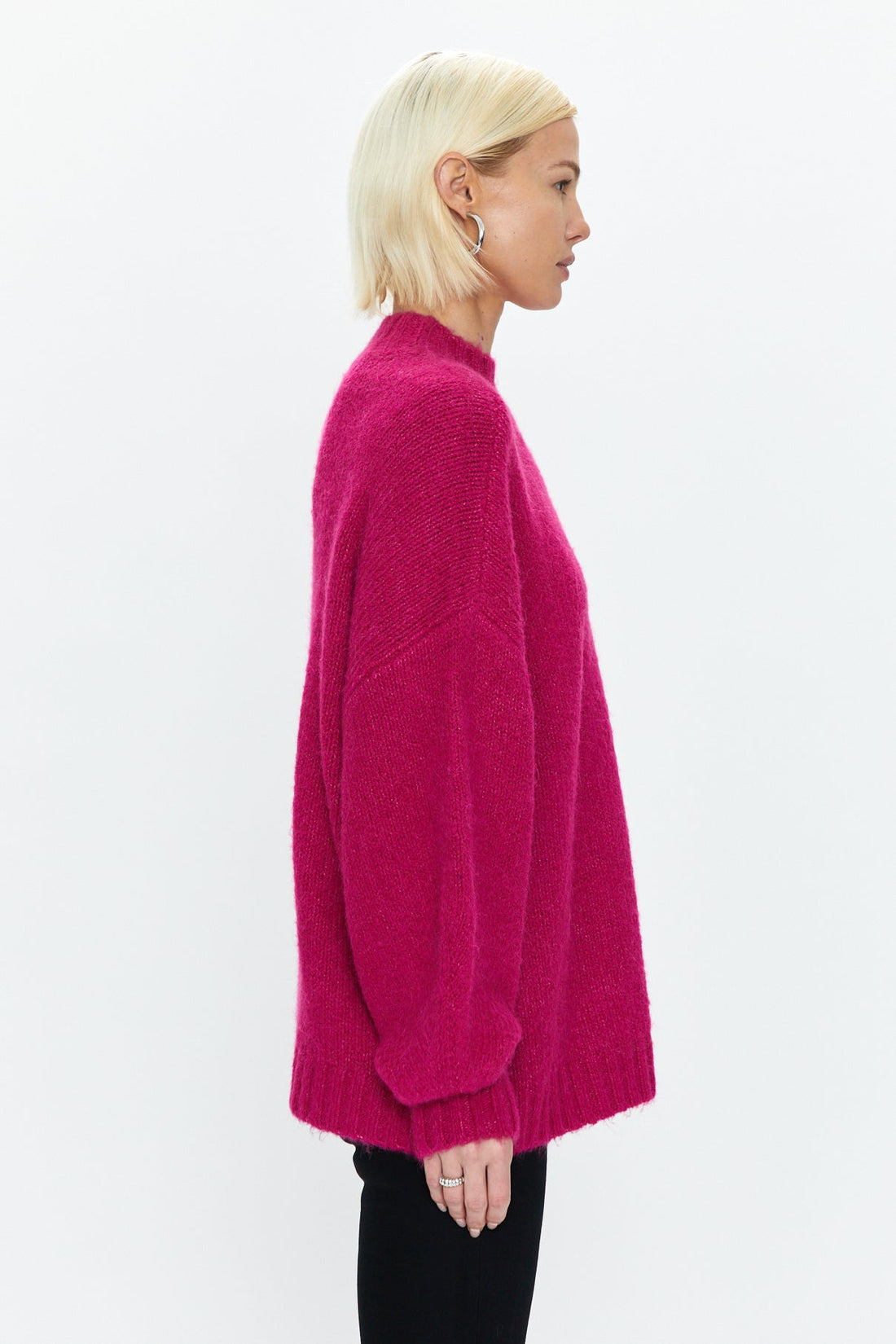 PISTOLA CARLEN MOCK NECK SWEATER - FUCHSIA SWEATER PISTOLA   