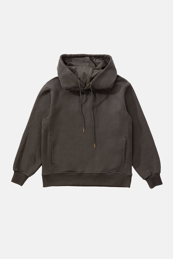 RHYTHM CLASSIC FLEECE HOOD - VINTAGE BLACK HOODIE RHYTHM   