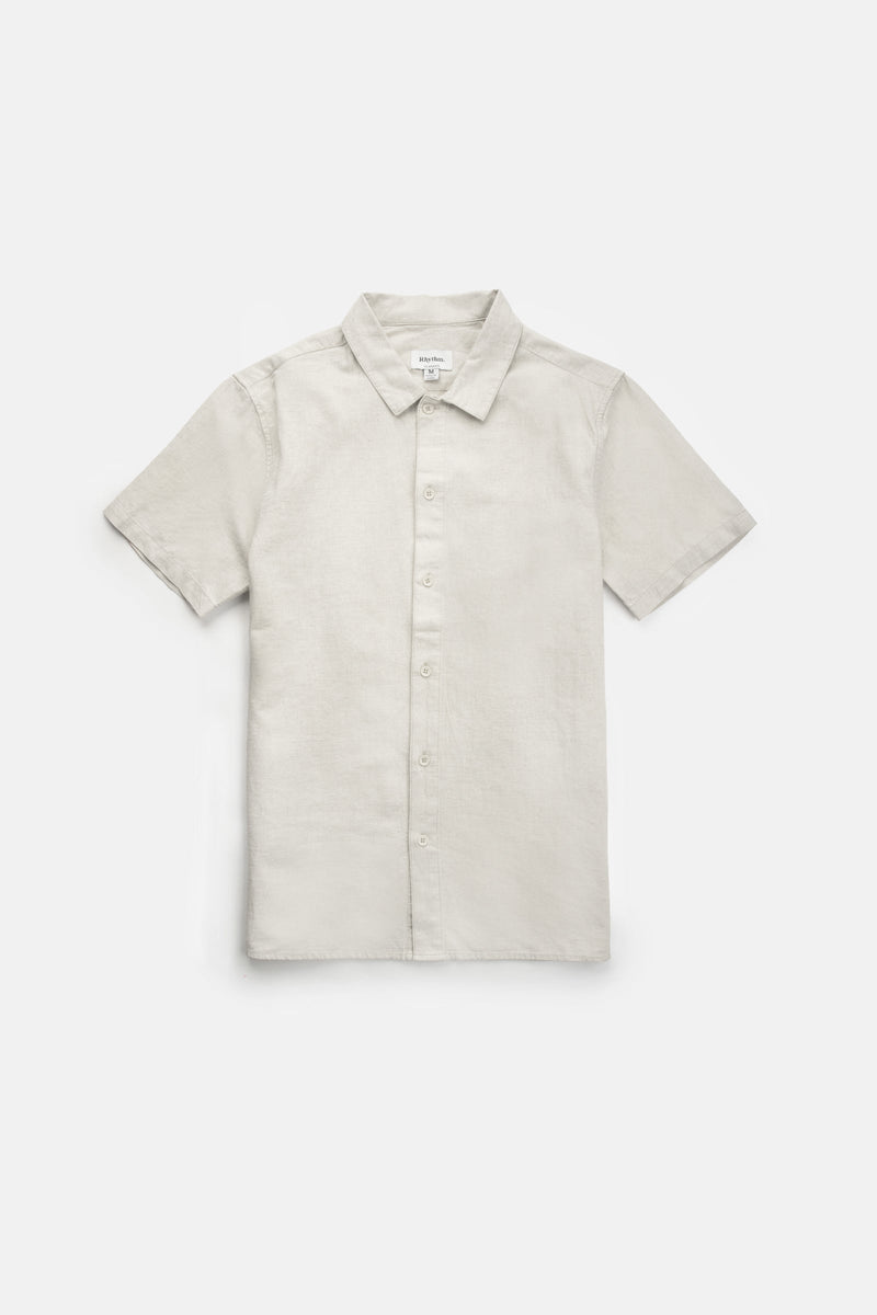 RHYTHM CLASSIC LINEN SS SHIRT - SAND SHIRT RHYTHM   