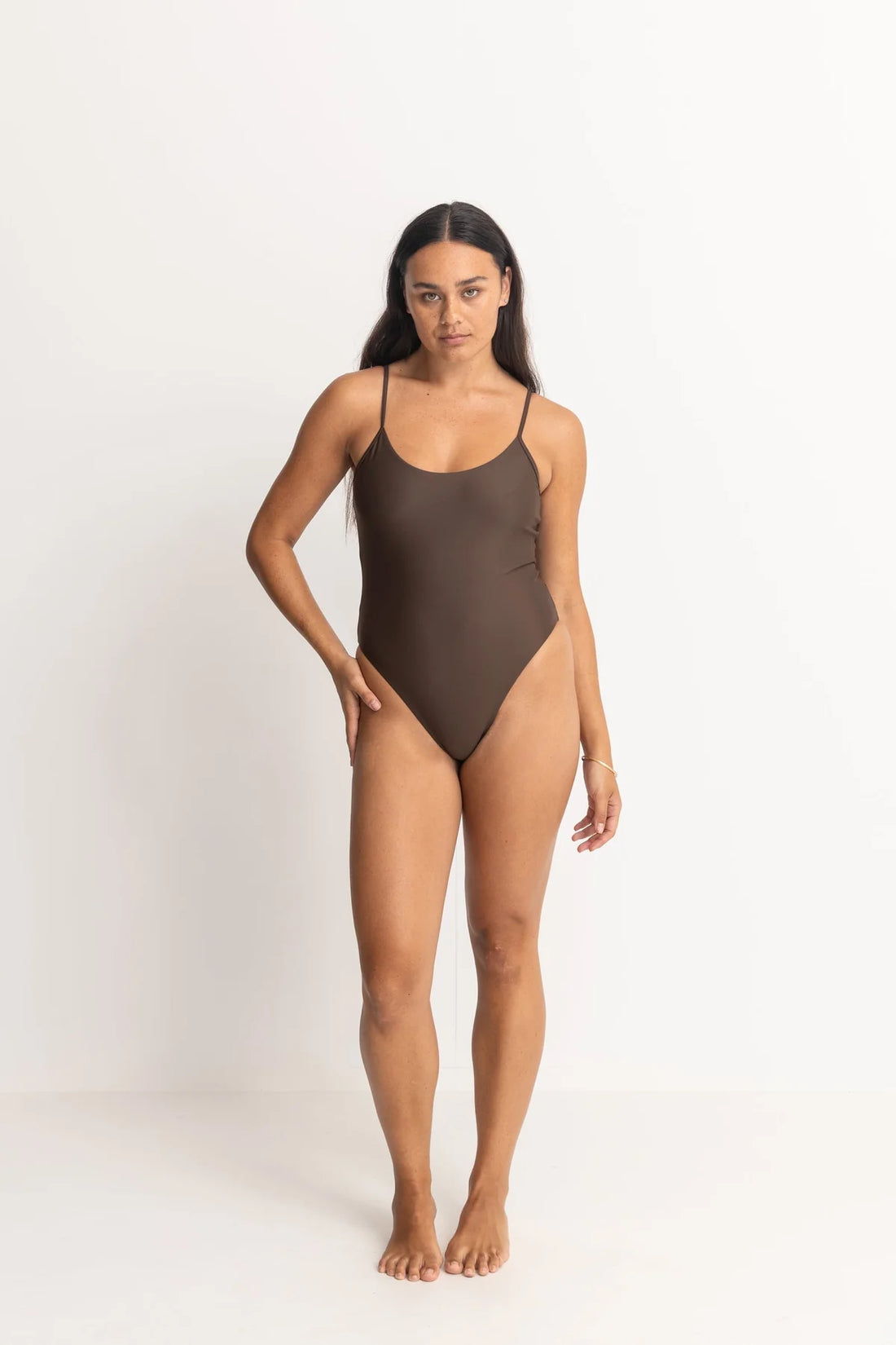 RHYTHM CLASSIC MINIMAL ONE PIECE - CHOCOLATE BIKINI RHYTHM   