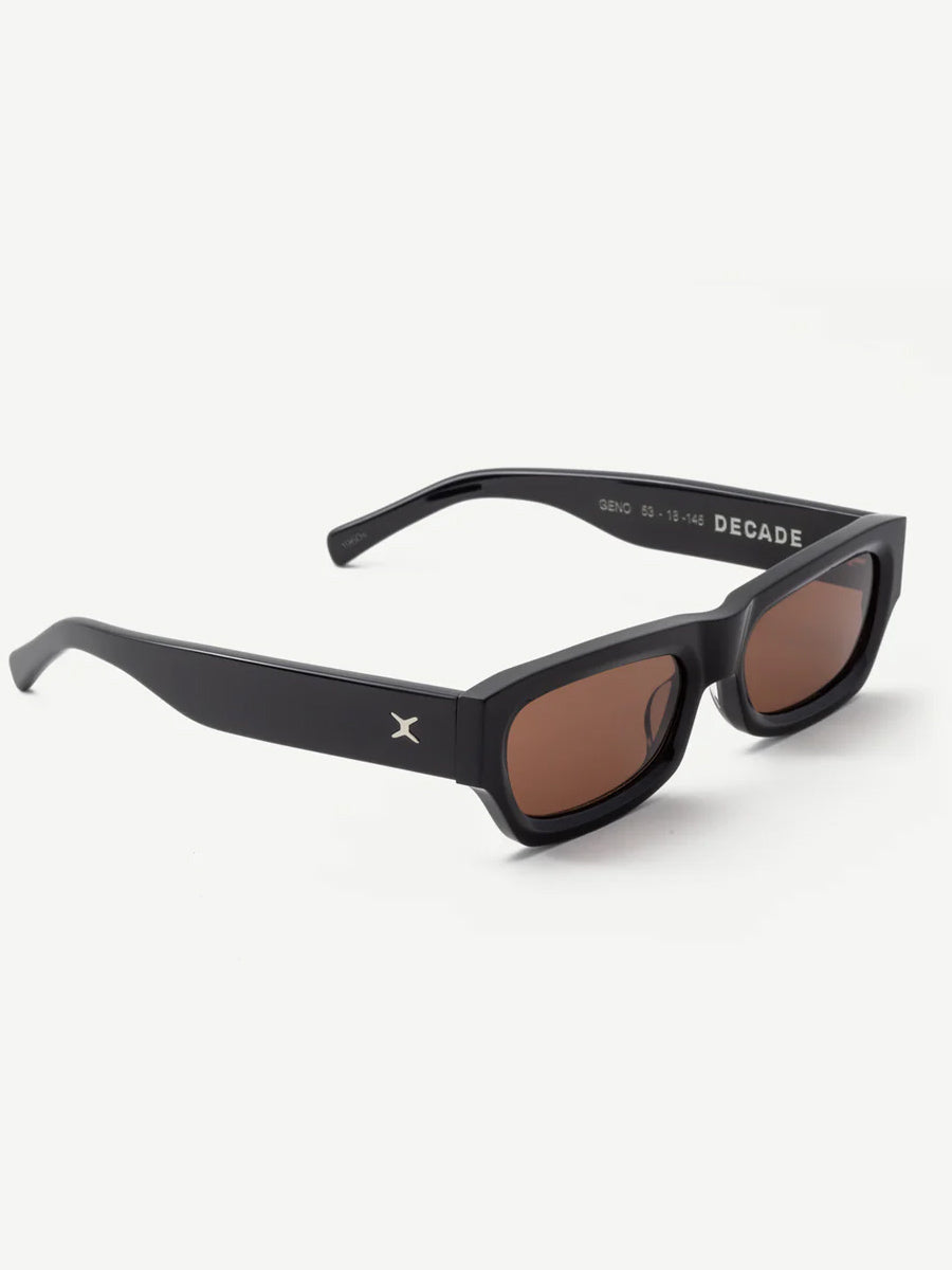 DECADE GENO 60S - GLOSS BLACK SUNGLASS DECADE   