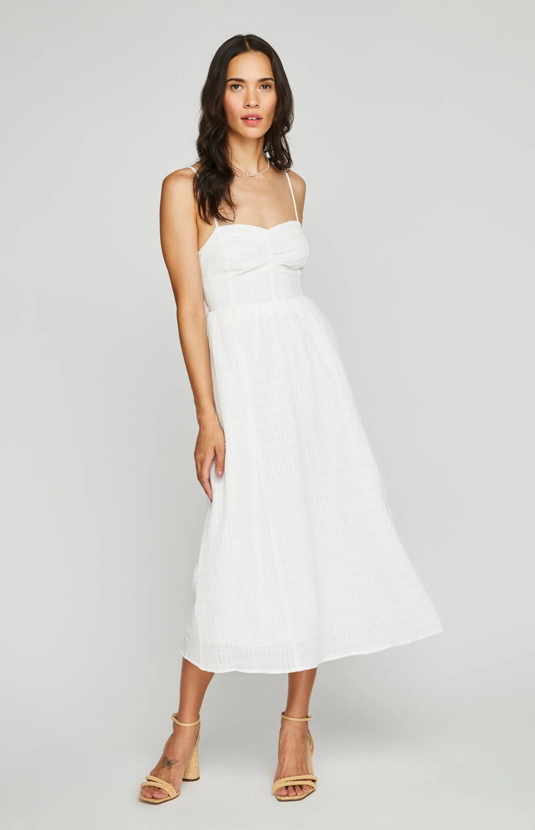 GENTLE FAWN ALLISON DRESS - WHITE DRESS GENTLE FAWN   