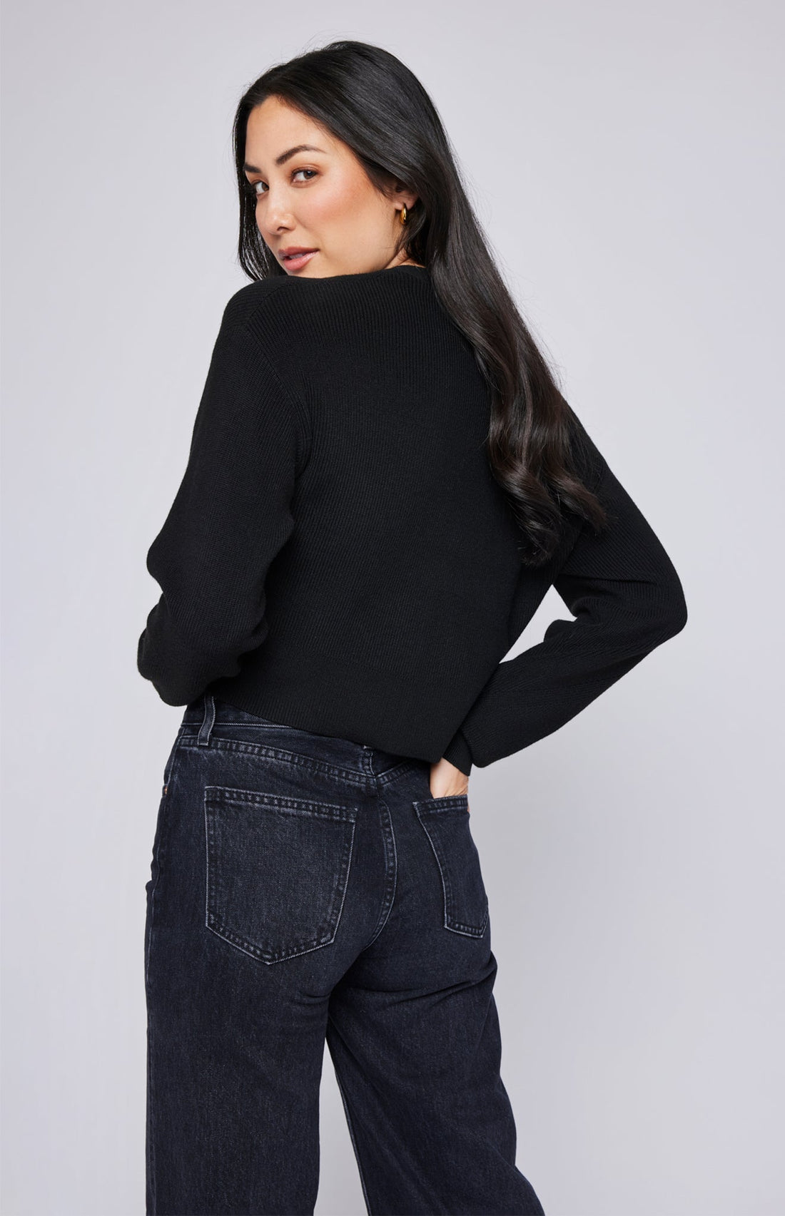 GENTLE FAWN ORVILLE SWEATER - BLACK SWEATER GENTLE FAWN   