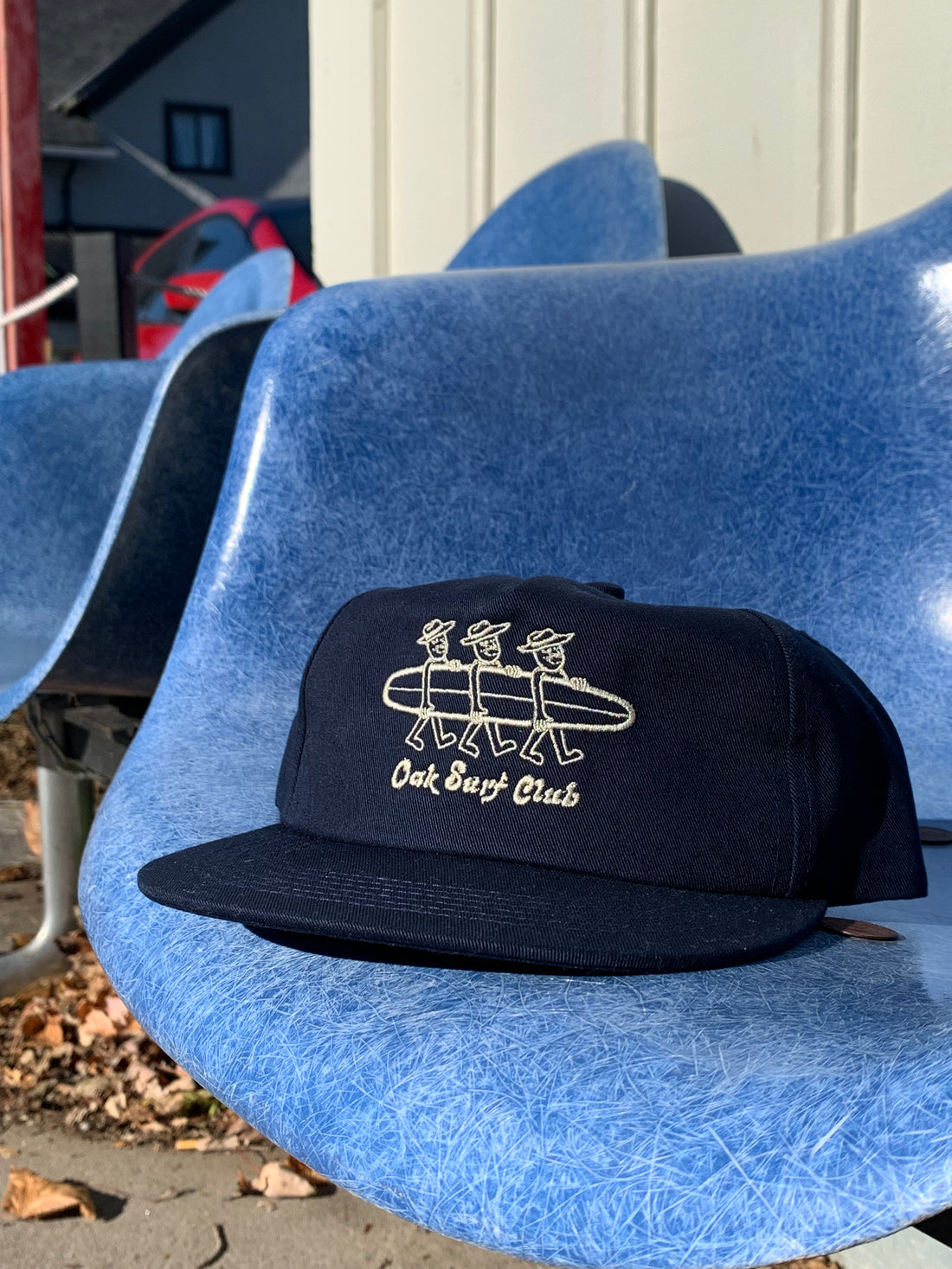 OAK SURF CLUB SURF THREE AMIGOS - NAVY HAT OAK CLOTHING CO. INC.