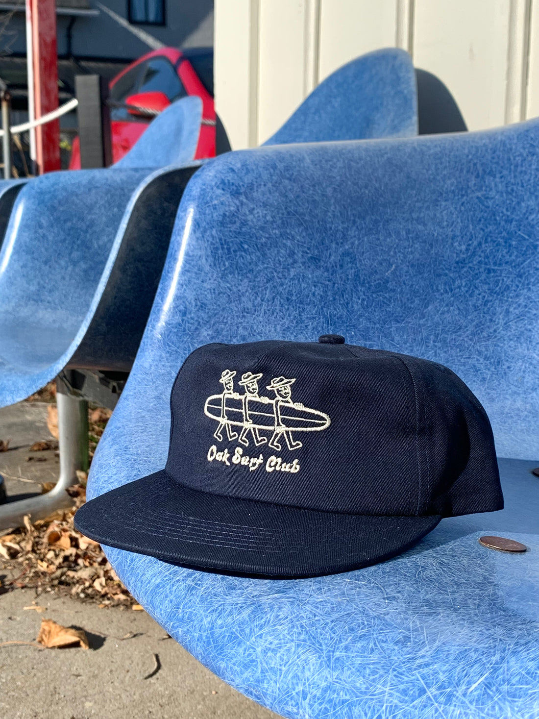 OAK SURF CLUB SURF THREE AMIGOS - NAVY HAT OAK CLOTHING CO. INC.