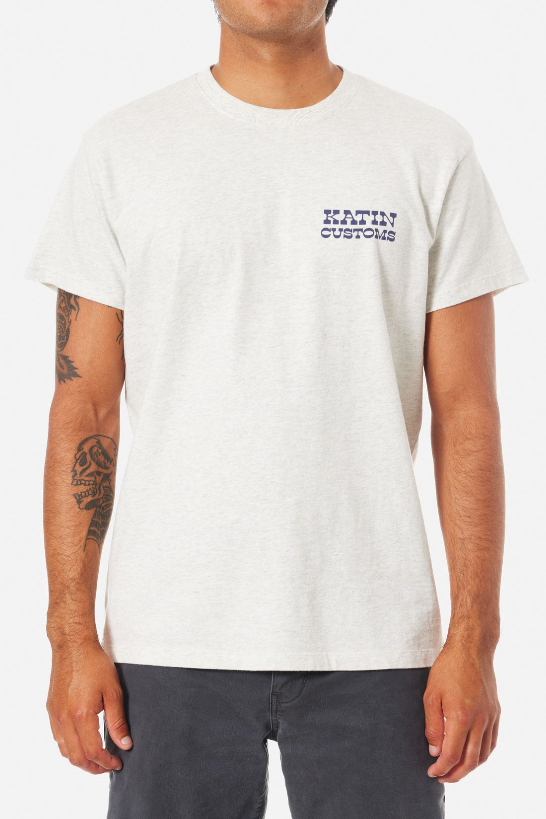 KATIN DRAINER TEE - HEATHER GRAY TSHIRT KATIN   