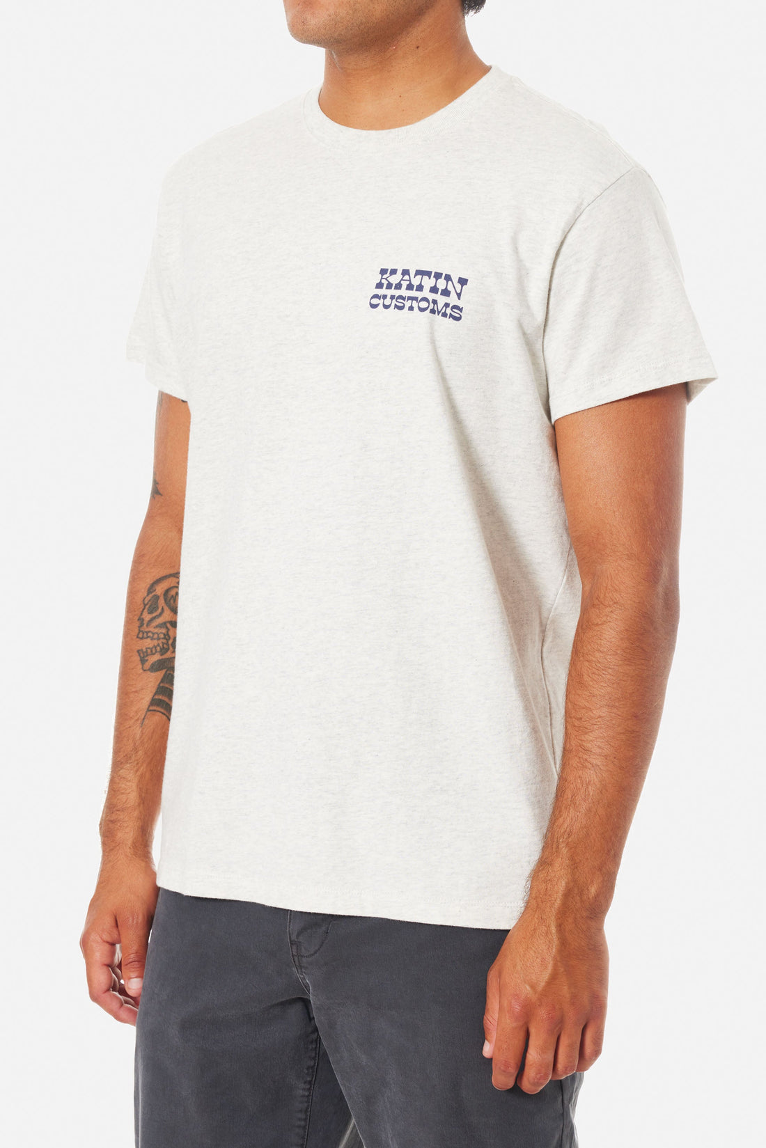 KATIN DRAINER TEE - HEATHER GRAY TSHIRT KATIN   