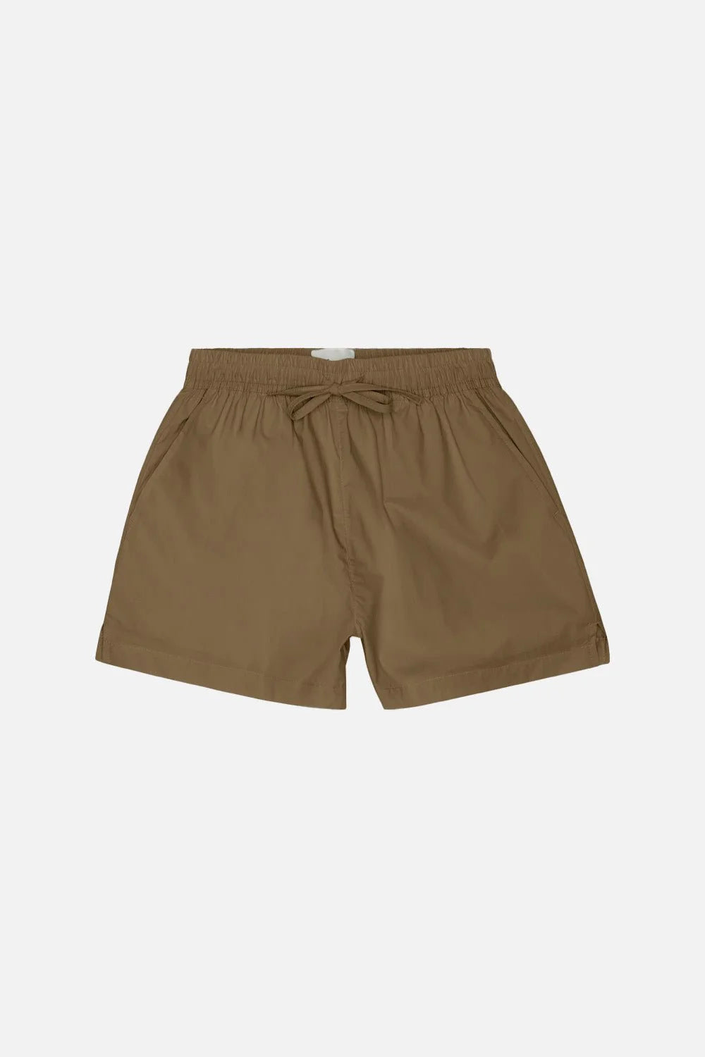 KUWALLA POPLIN SHORTS - KHAKI SHORTS KUWALLA   