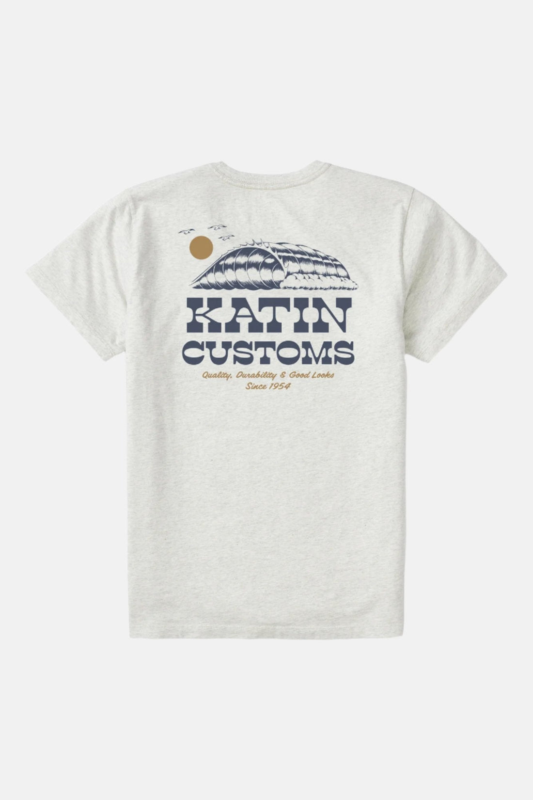 KATIN DRAINER TEE - HEATHER GRAY TSHIRT KATIN   