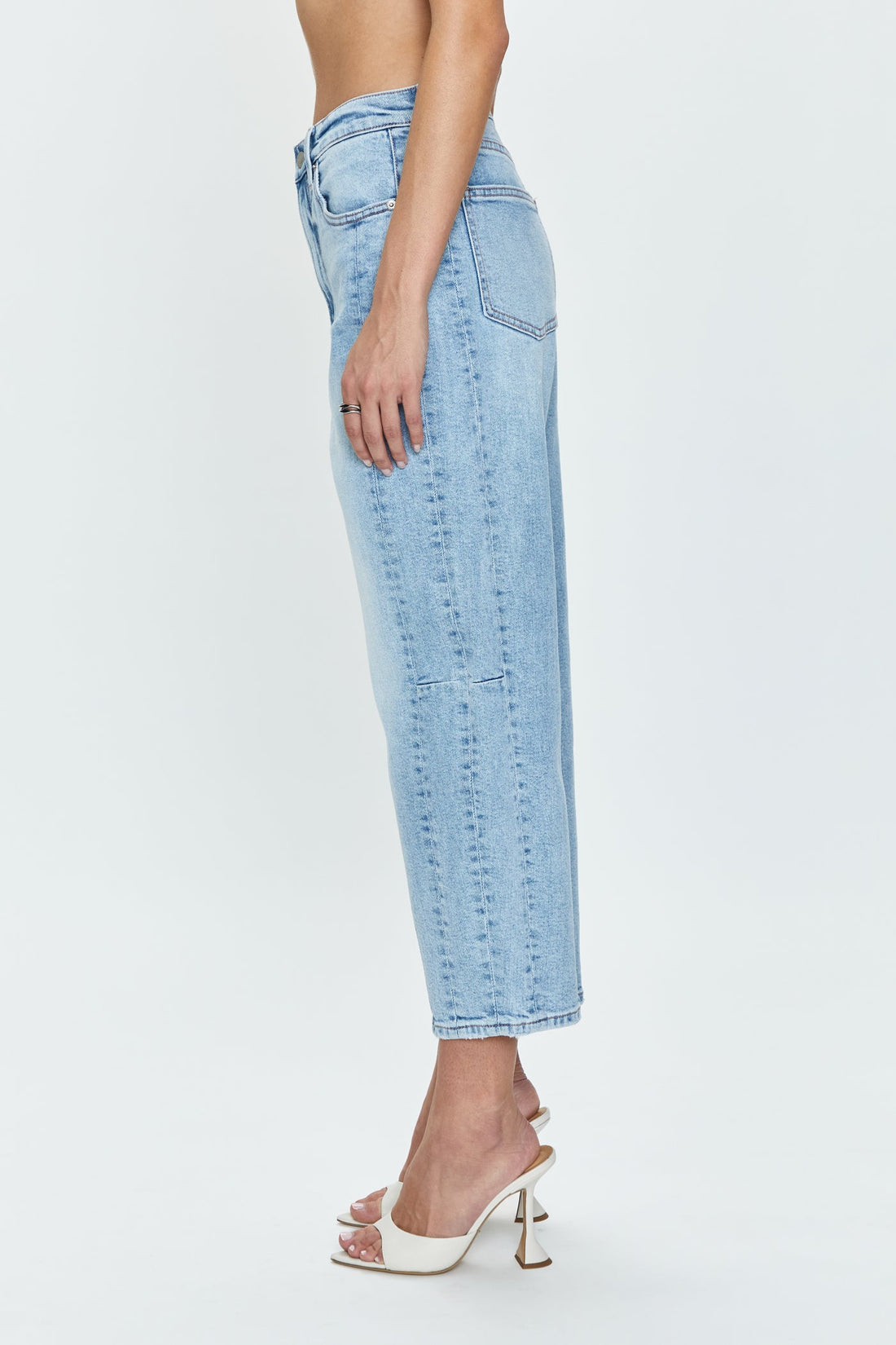 PISTOLA ELI HIGH RISE ARCHED LEG PANT - SUN-KISSED PANT PISTOLA   