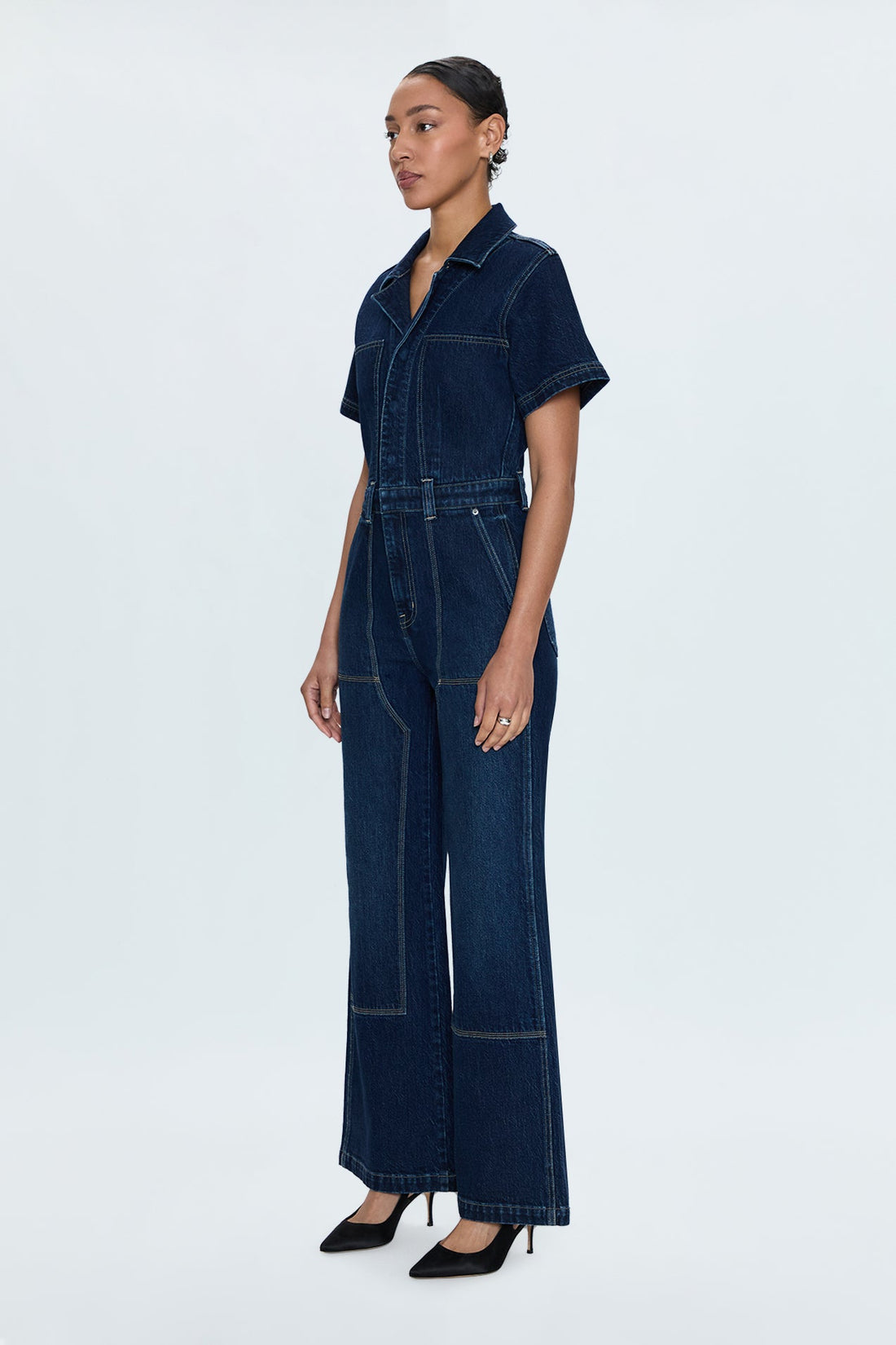 JACOB SHORT SLEEVE CARPENTER JUMPSUIT JUMPER -