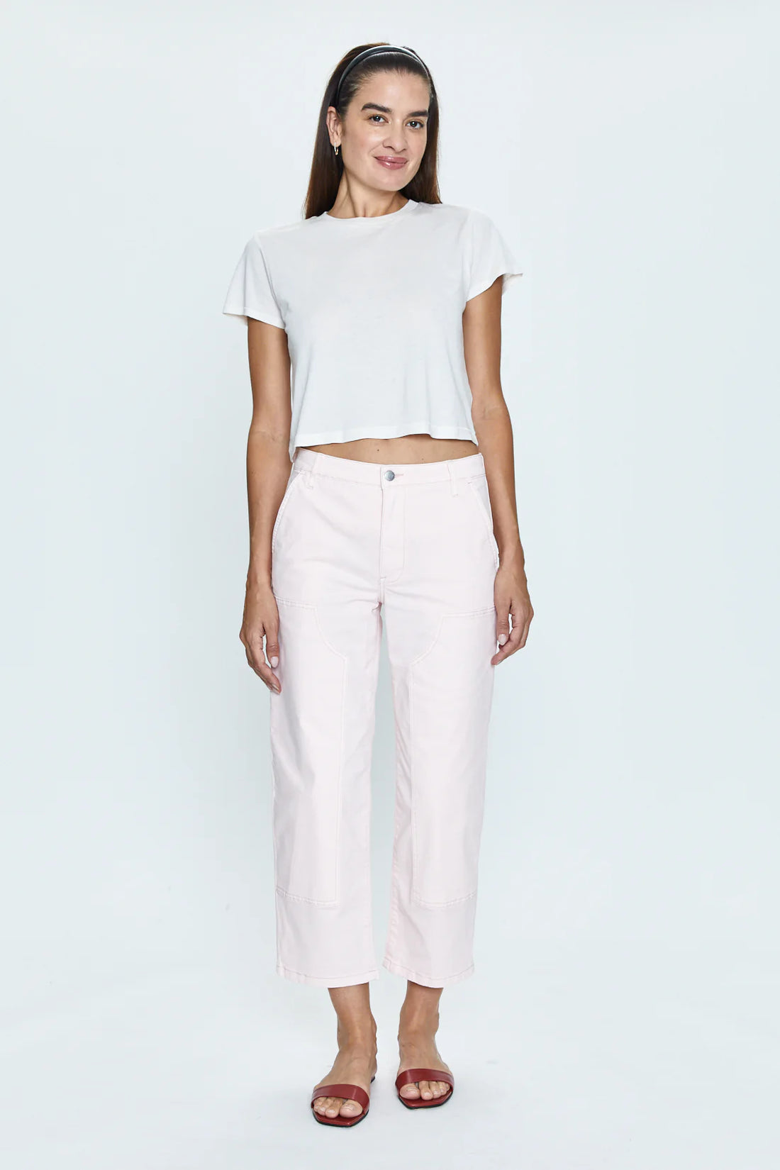 PISTOLA ASHTON UTILITY PANT - SOFT BLUSH PANT PISTOLA   