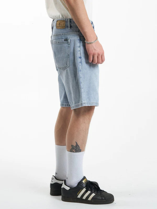 THRILLS SLACKER DENIM SHORT - ENDLESS BLUE SHORT THRILLS   