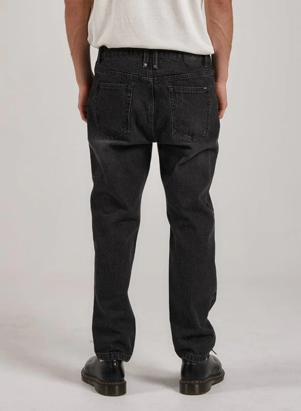 THRILLS CHOPPED DENIM JEAN - SMOKE BLACK PANTS THRILLS   