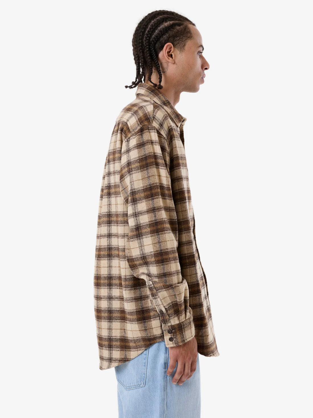 THRILLS BARRIO FLANNEL SHIRT- WREN SHIRT THRILLS   