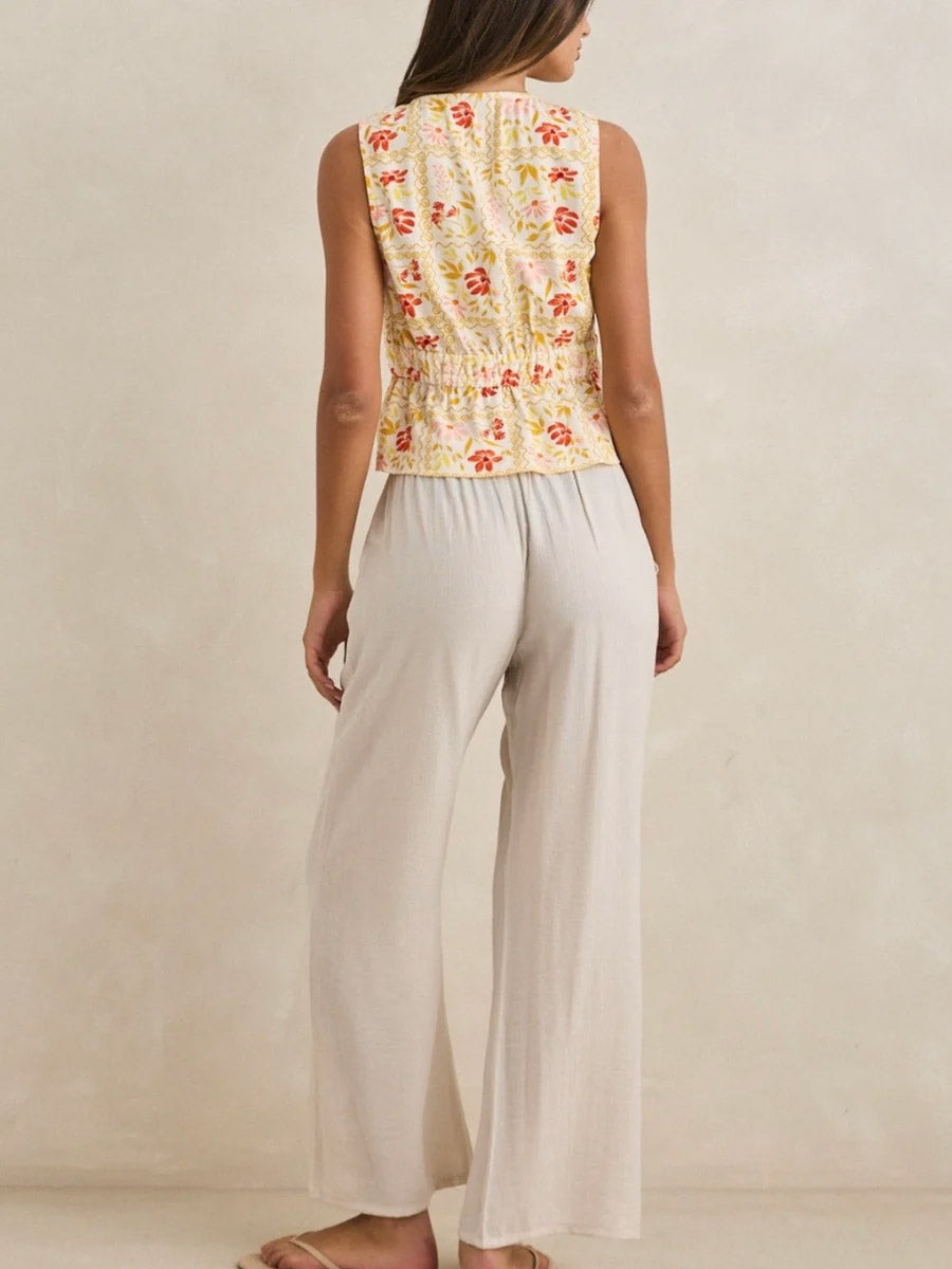 RHYTHM ARLIE BEACH PANT - IVORY