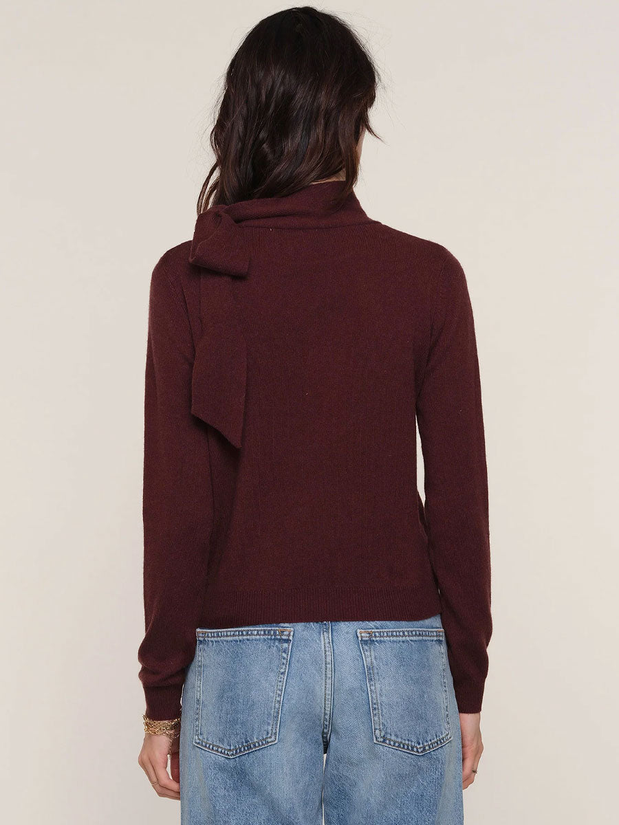 LISSA SWEATER - AUBERGINE SWEATERS HEARTLOOM