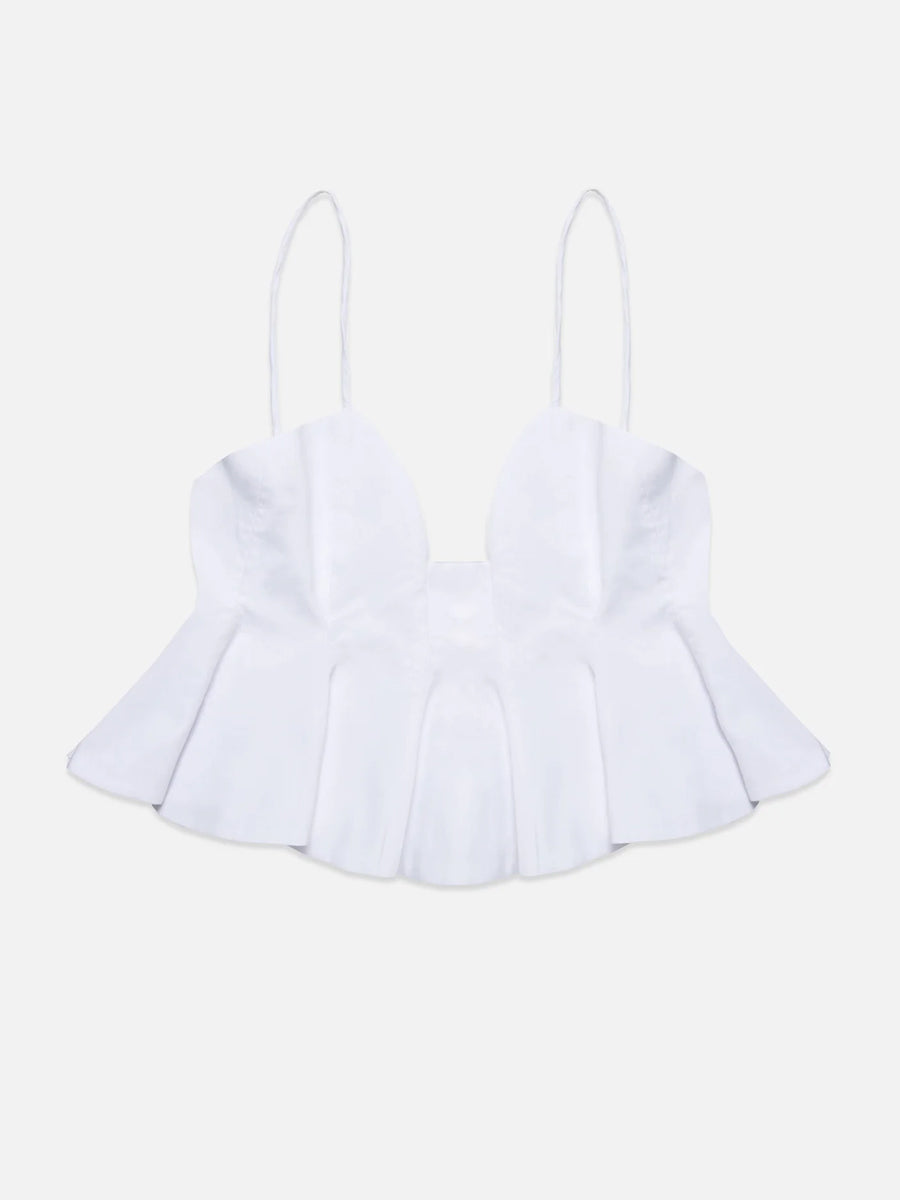 DELUC AZORES TOP - OFF WHITE TANK TOPS DELUC