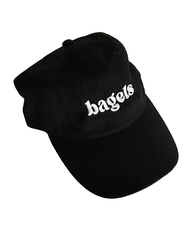 BAGELS DAD HAT - BLACK