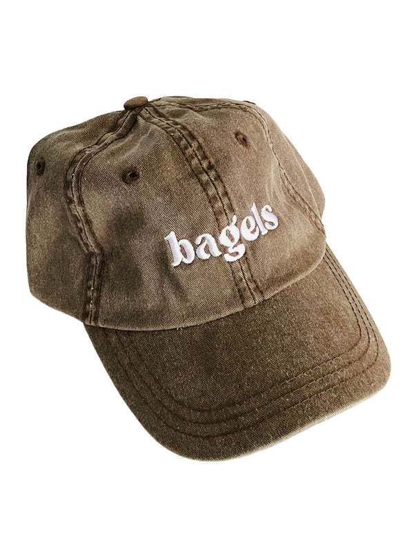 BAGELS DAD HAT - BROWN