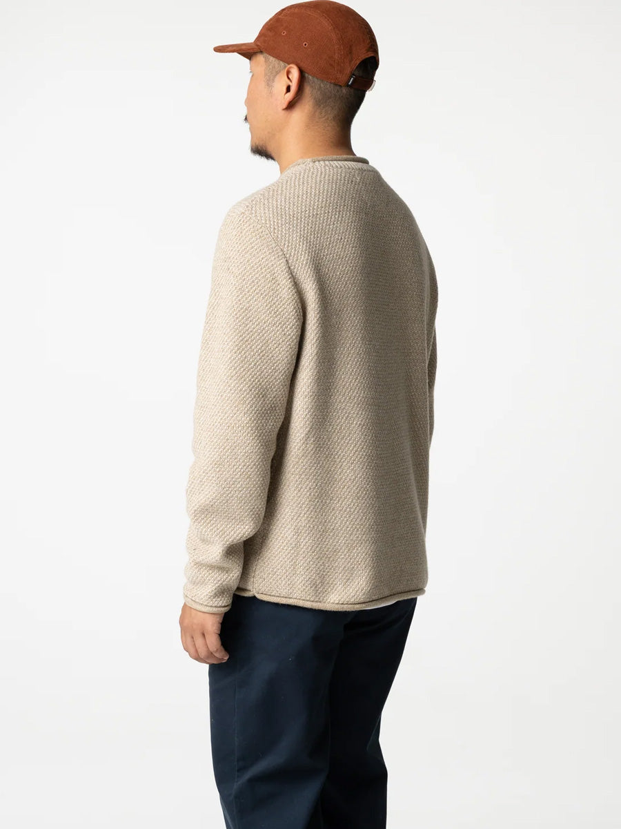 FINISTERRE BARENTS JUMPER - OATMEAL SWEATERS FINISTERRE